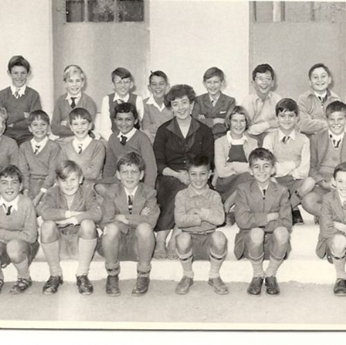 1955-1956 A class with either Mrs. Kenny or Mrs. Helen Bevan 