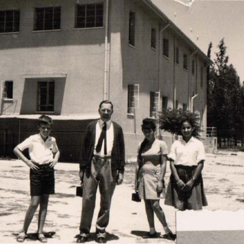 1965 back of The Junior School Michael Winter, Myriam Arazi-Guy, Upper 4